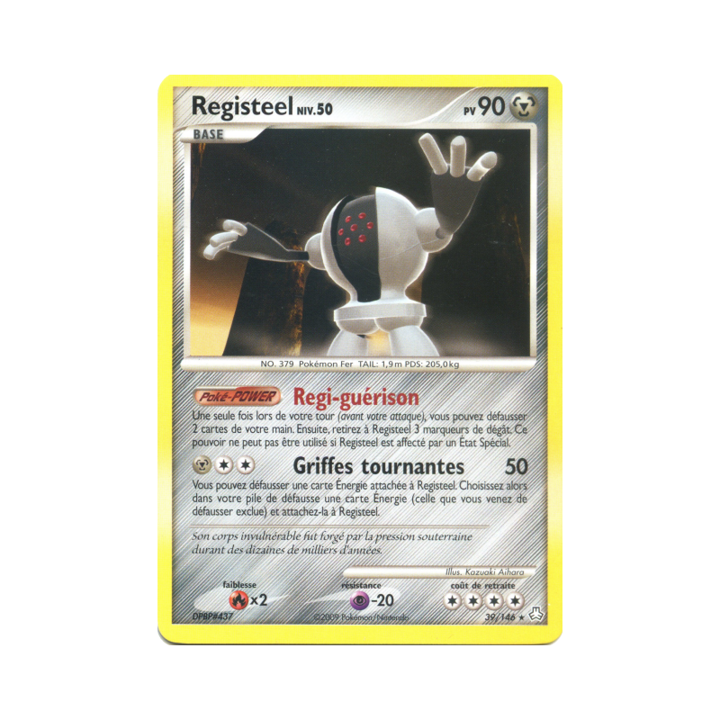Carte Pokémon Registeel 39/146 Rare Éveil des Légendes