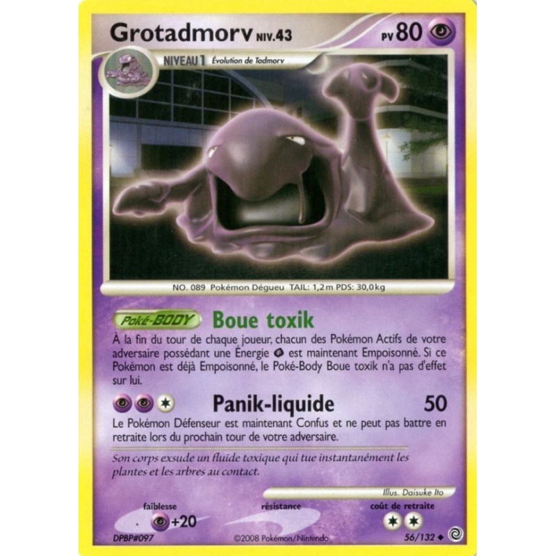 Carte Pokémon Grotadmorv 56/132 Peu commune Merveilles Secrètes