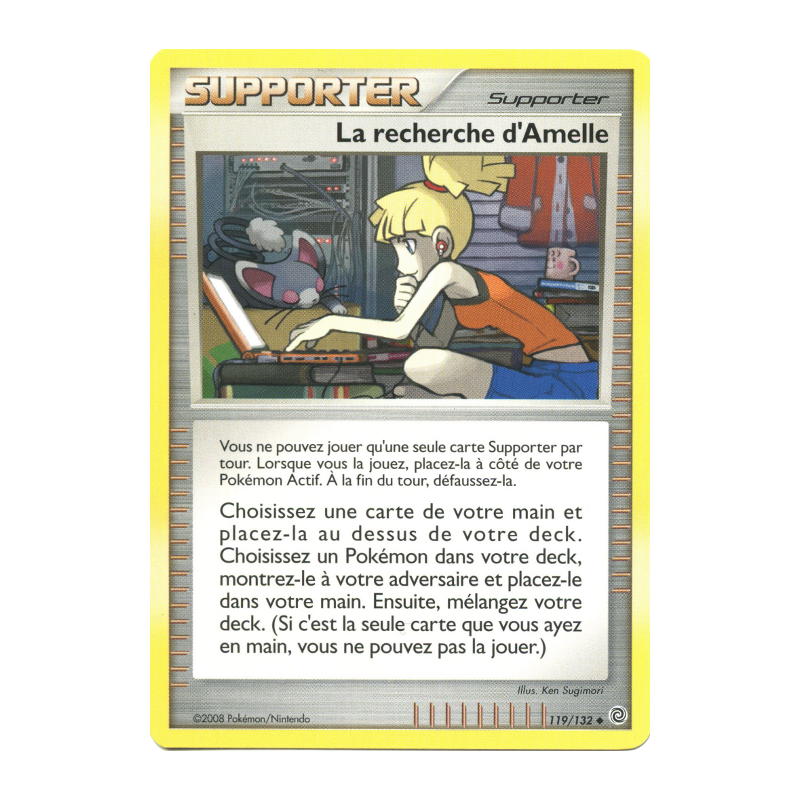 Carte Pokémon La recherche d'Amelle 119/132 Peu commune Merveilles Secrètes