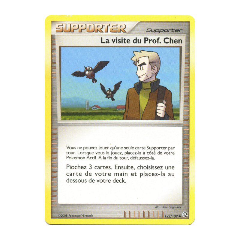 Carte Pokémon La visite du Prof. Chen 122/132 Peu commune Merveilles Secrètes