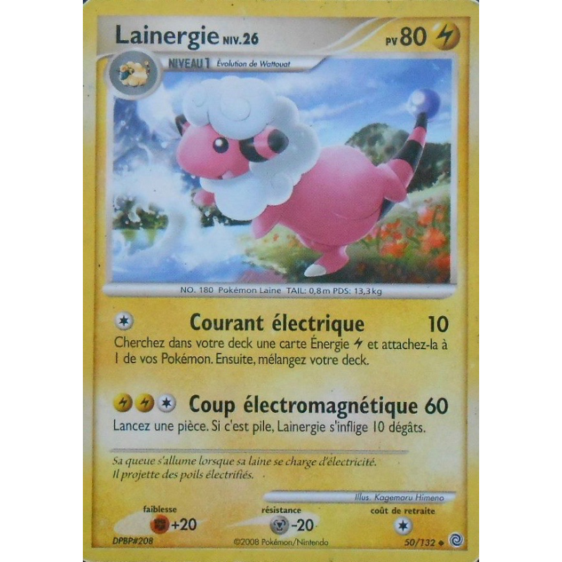 Carte Pokémon Lainergie 50/132 Peu commune Merveilles Secrètes