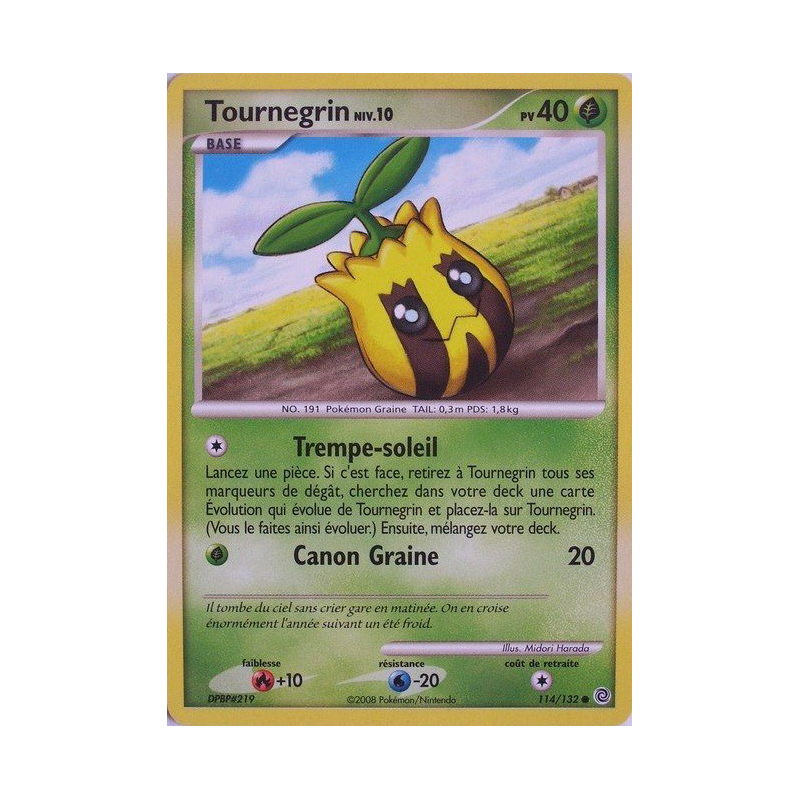 Carte Pokémon Tournegrin 114/132 Commune Merveilles Secrètes