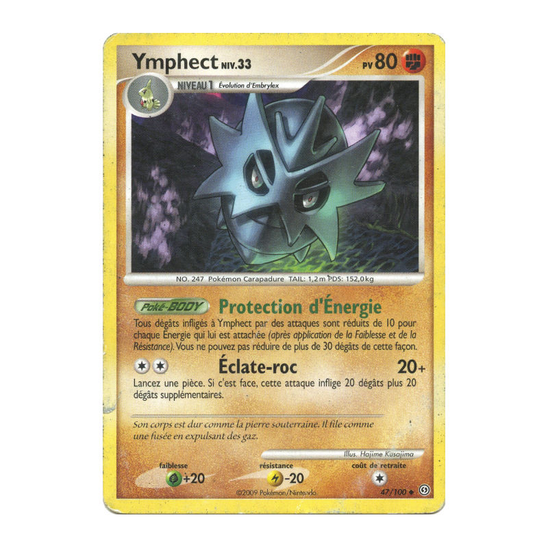 Carte Pokémon Ymphect 47/100 Peu commune Tempête