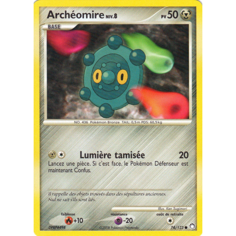 Carte Pokémon Archéomire 74/123 Commune Trésors Mystérieux