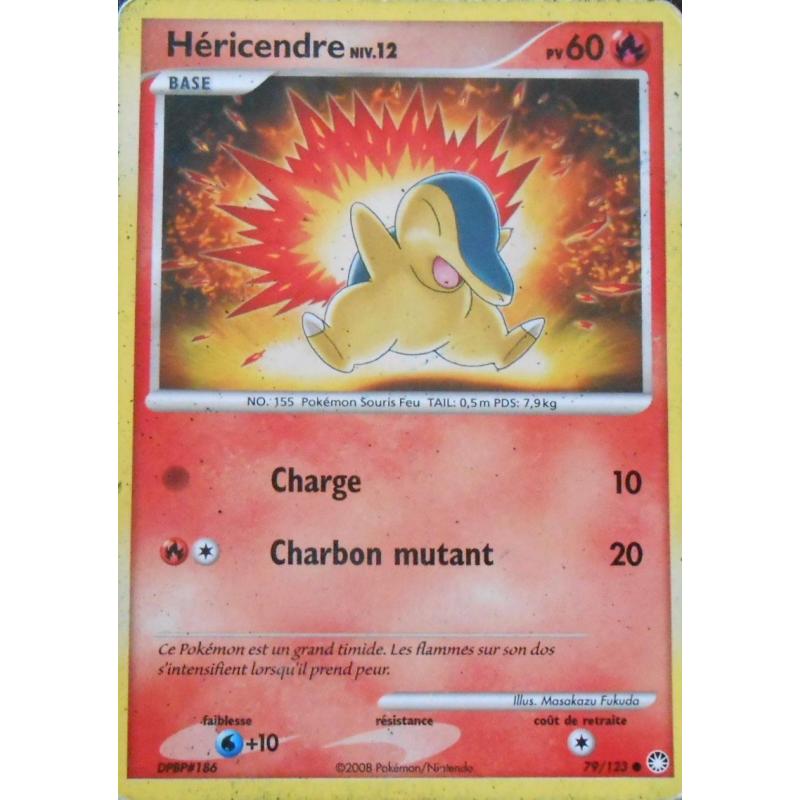 Carte Pokémon Héricendre 79/123 Commune Trésors Mystérieux