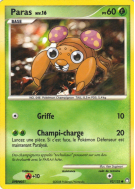 Carte Pokémon Paras 92/123 Commune Trésors Mystérieux