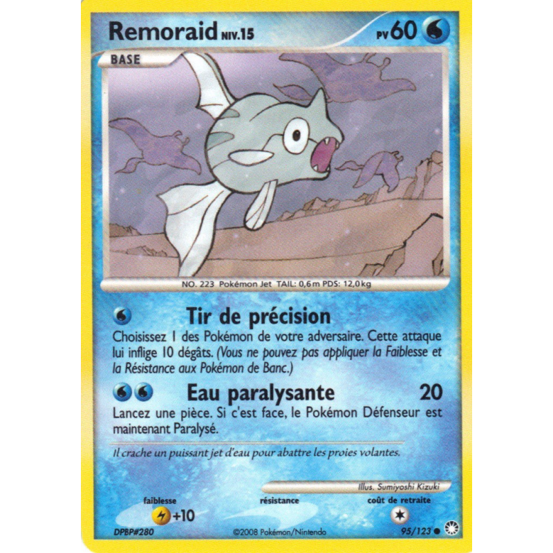 Carte Pokémon Remoraid 95/123 Commune Trésors Mystérieux