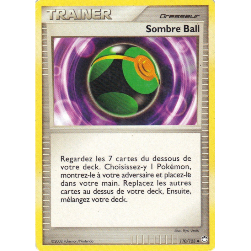 Carte Pokémon Sombre Ball 110/123 Peu commune Trésors Mystérieux