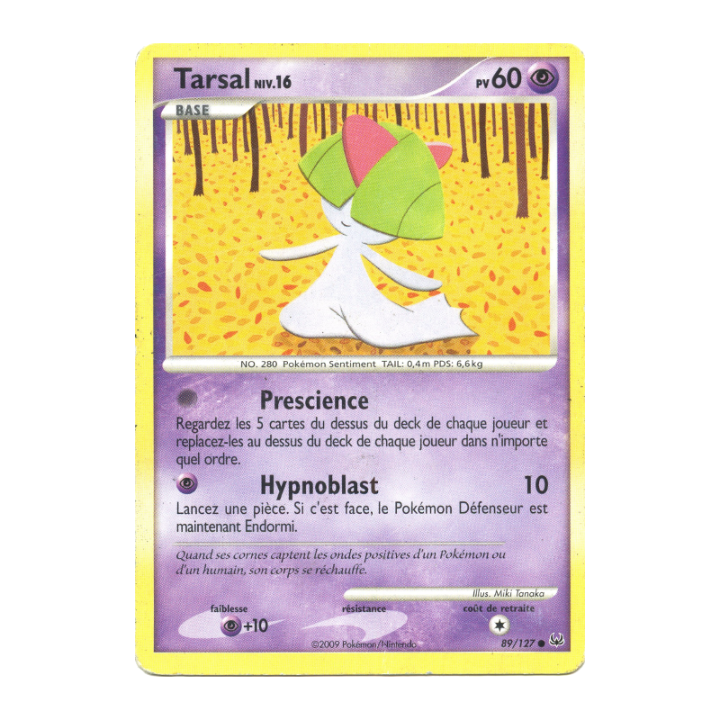 Carte Pokémon Tarsal 89/127 Commune Platine (JCC)