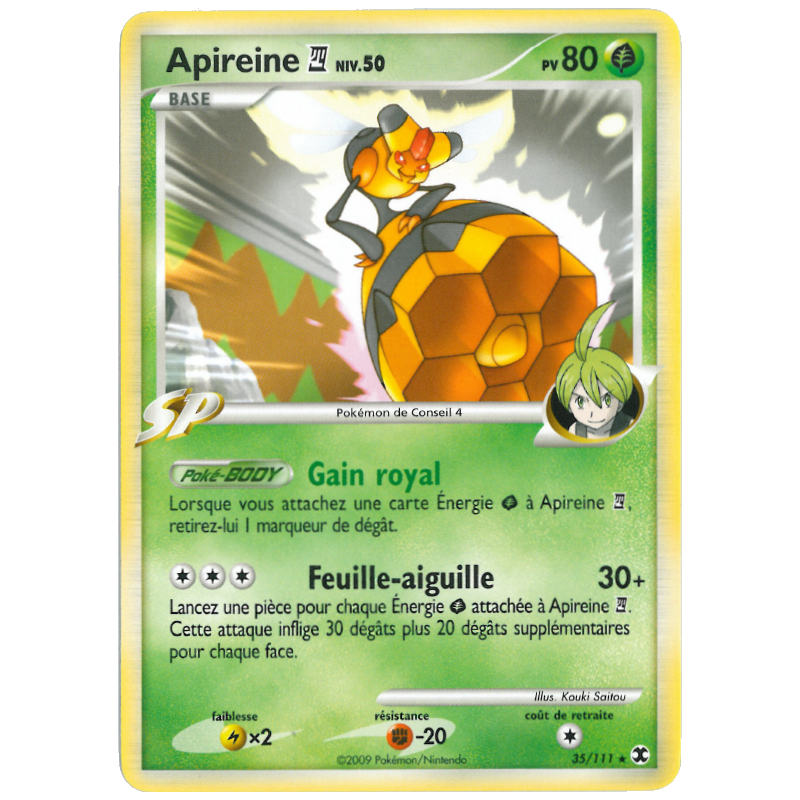 Carte Pokémon Apireine 4 35/111 Rare Rivaux Émergeants