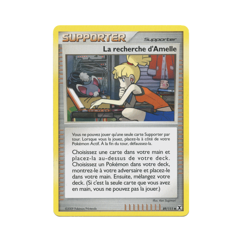 Carte Pokémon La recherche d'Amelle 89/111 Peu commune Rivaux Émergeants