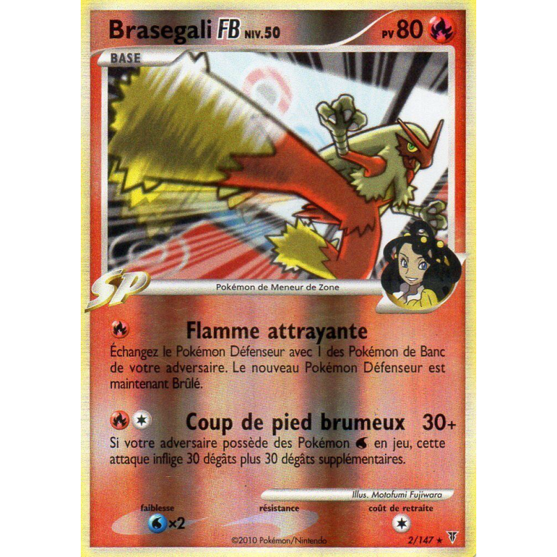 Carte Pokémon Brasegali FB 2/147 Holographique Vainqueurs Suprêmes