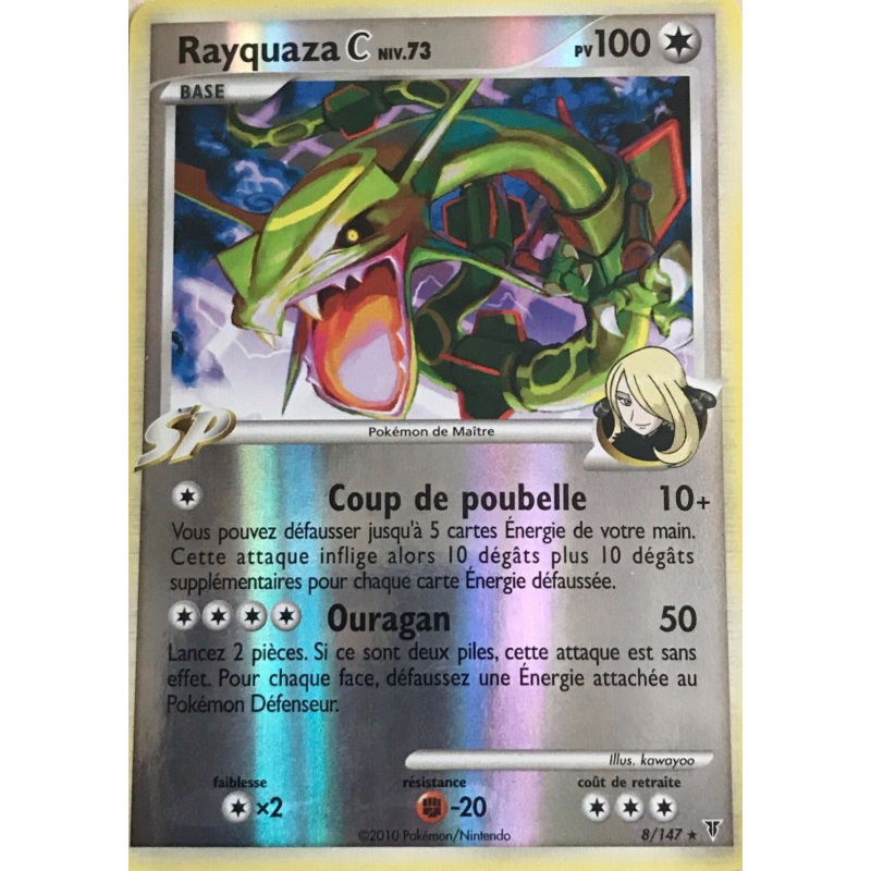 Carte Pokémon Rayquaza C 8/147 Holographique Vainqueurs Suprêmes