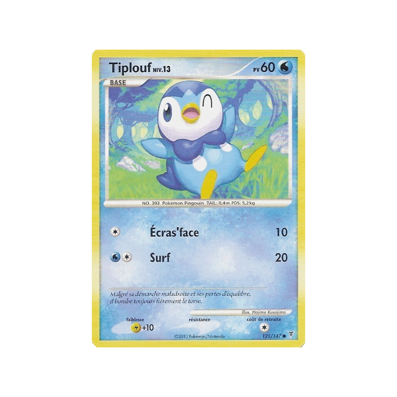 Carte Pokémon Tiplouf 121/147 Commune Vainqueurs Suprêmes