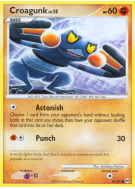 Carte Pokémon Croagunk 61/99 Commune Platinum Arceus