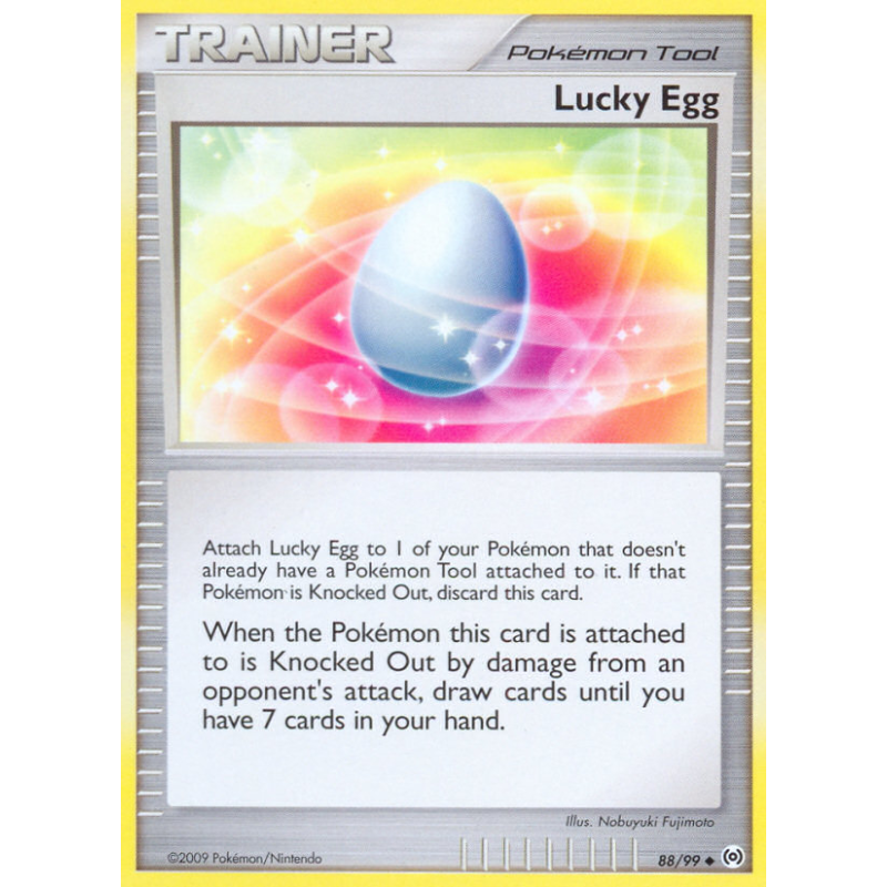 Carte Pokémon Lucky Egg 88/99 Peu commune Platinum Arceus