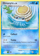 Carte Pokémon Omanyte 70/99 Commune Platinum Arceus