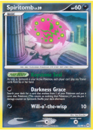 Carte Pokémon Spiritomb 32/99 Rare Platinum Arceus