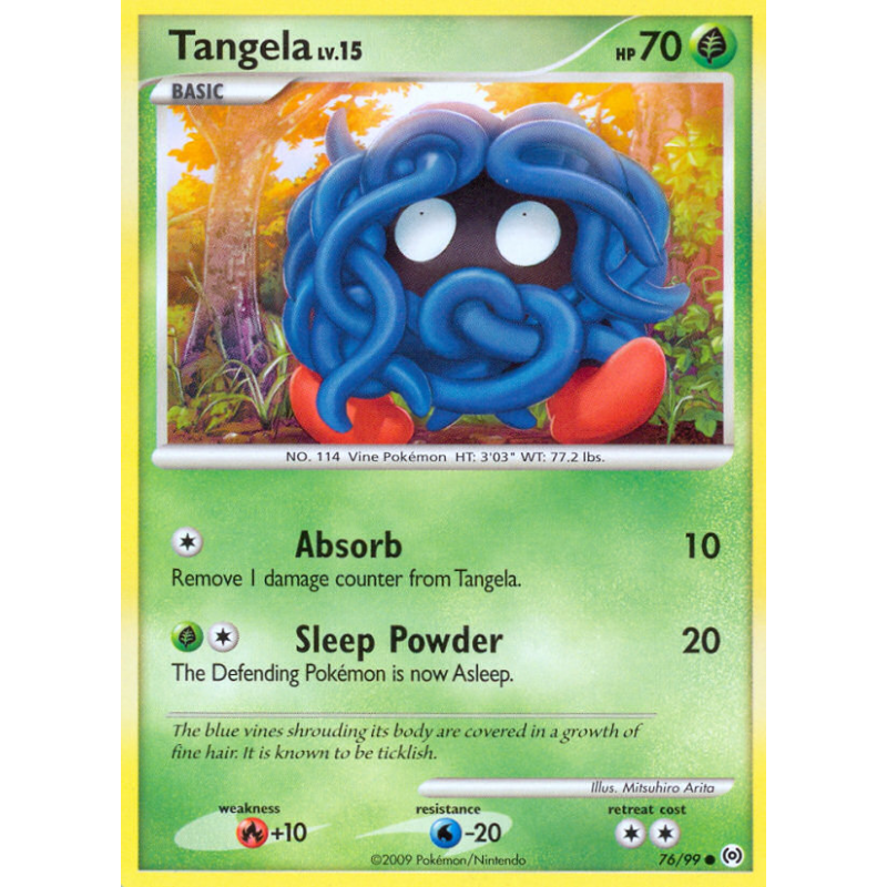 Carte Pokémon Tangela 76/99 Commune Platinum Arceus