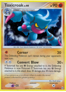 Carte Pokémon Toxicroak 11/99 Holographique Platinum Arceus