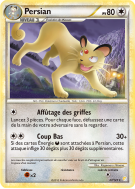 Carte Pokémon Persian 27/123 Rare HeartGold & SoulSilver (JCC)