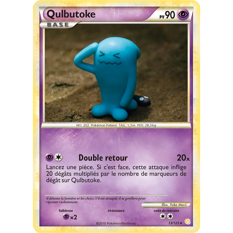 Carte Pokémon Qulbutoke 13/123 Holographique HeartGold & SoulSilver (JCC)