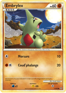 Carte Pokémon Embrylex 51/95 Commune Déchaînement