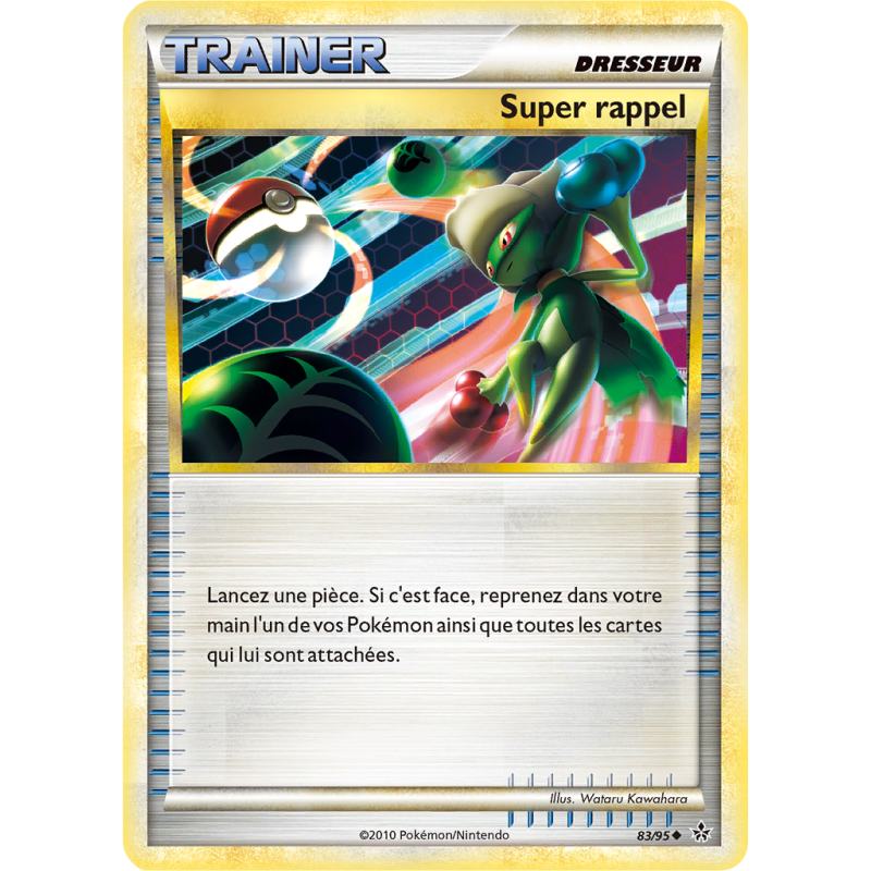 Carte Pokémon Super rappel 83/95 Peu commune Déchaînement