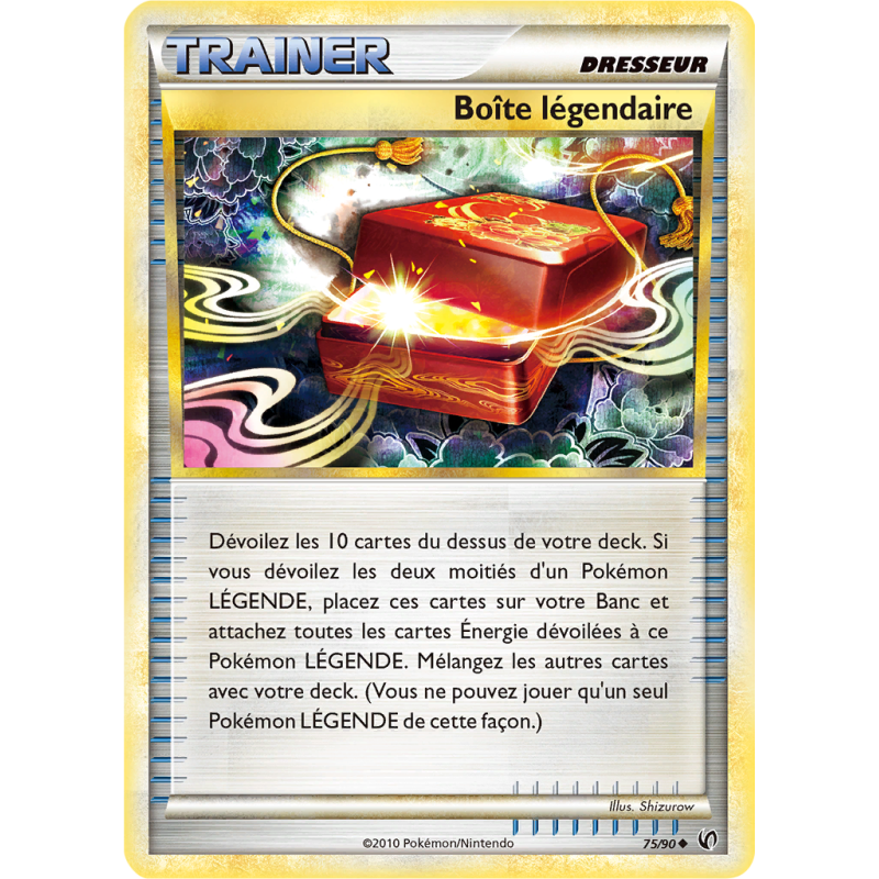 Carte Pokémon Boîte légendaire 75/90 Peu commune Indomptable