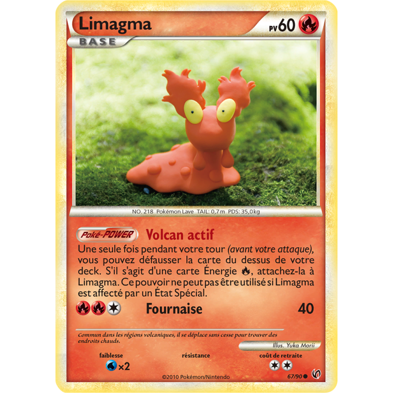 Carte Pokémon Limagma 67/90 Commune Indomptable