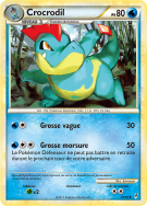 Carte Pokémon Crocrodil 41/95 Peu commune L'Appel des Légendes
