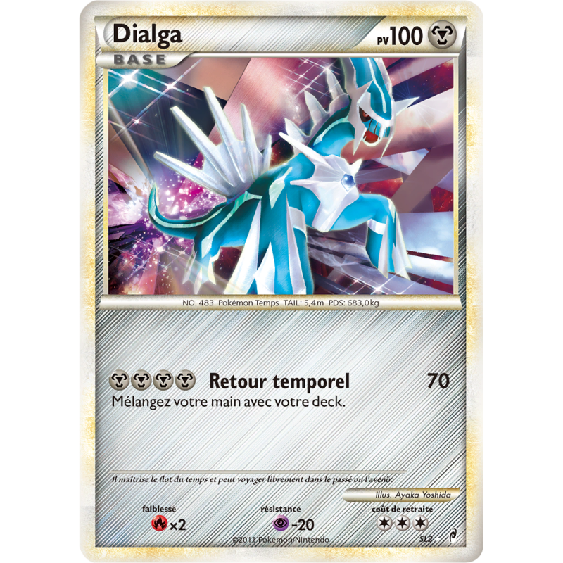 Carte Pokémon Dialga SL2 Holographique L'Appel des Légendes