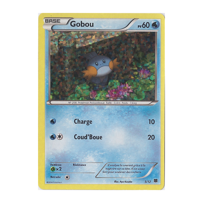 Carte Pokémon Gobou 5/12 Promo Collection McDonald's 2015