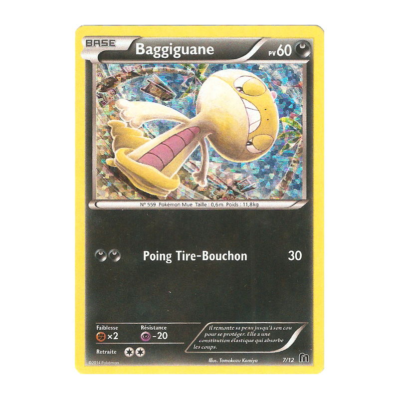 Carte Pokémon Baggiguane 7/12 Promo Collection McDonald's 2016