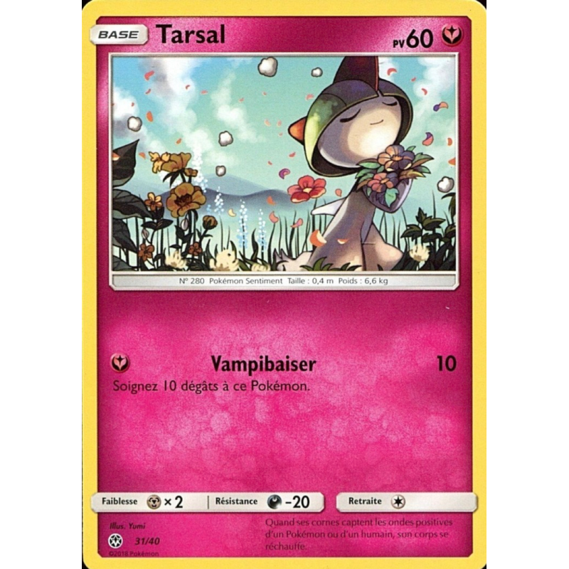 Carte Pokémon Tarsal 31/40 Promo Collection McDonald's 2018 (France)