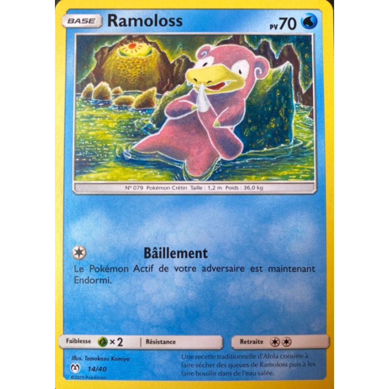 Carte Pokémon Ramoloss 14/40 Promo Collection McDonald's 2019 (France)