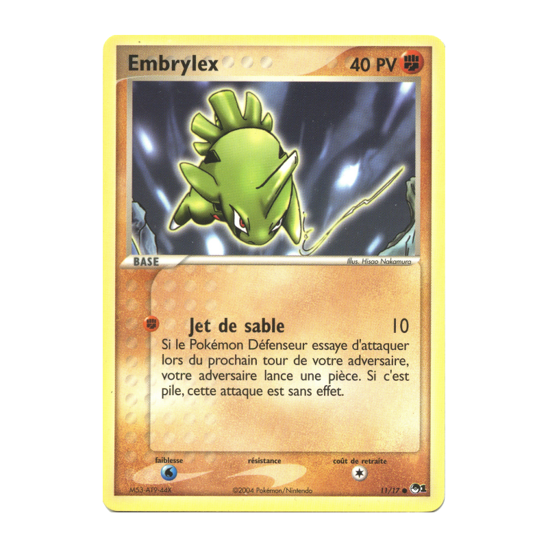 Carte Pokémon Embrylex 11/17 Promo POP Série 1