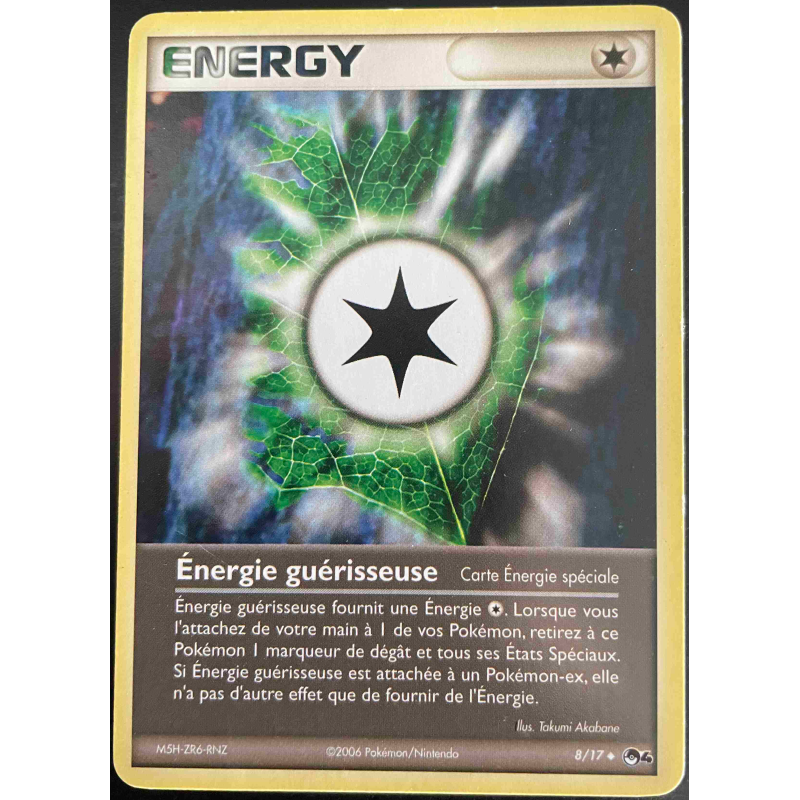 Carte Pokémon Énergie guérisseuse 8/17 Promo POP Série 4