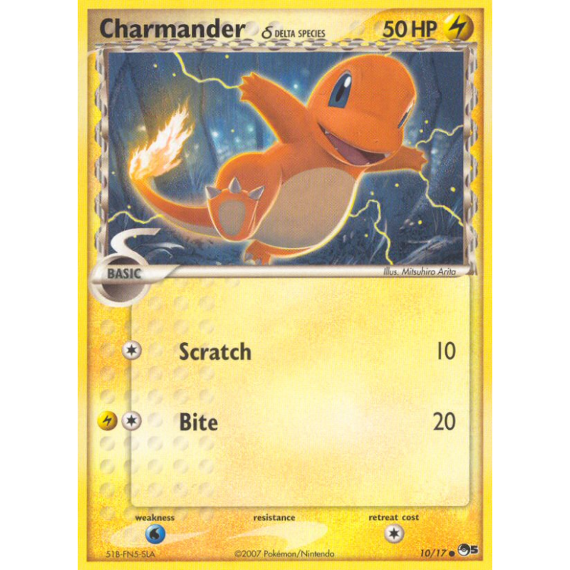 Carte Pokémon Charmander δ 10/17 Promo POP Series 5