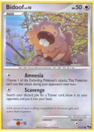 Carte Pokémon Bidoof 11/17 Promo POP Series 6