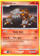 Carte Pokémon Heatran 1/17 Promo POP Series 8