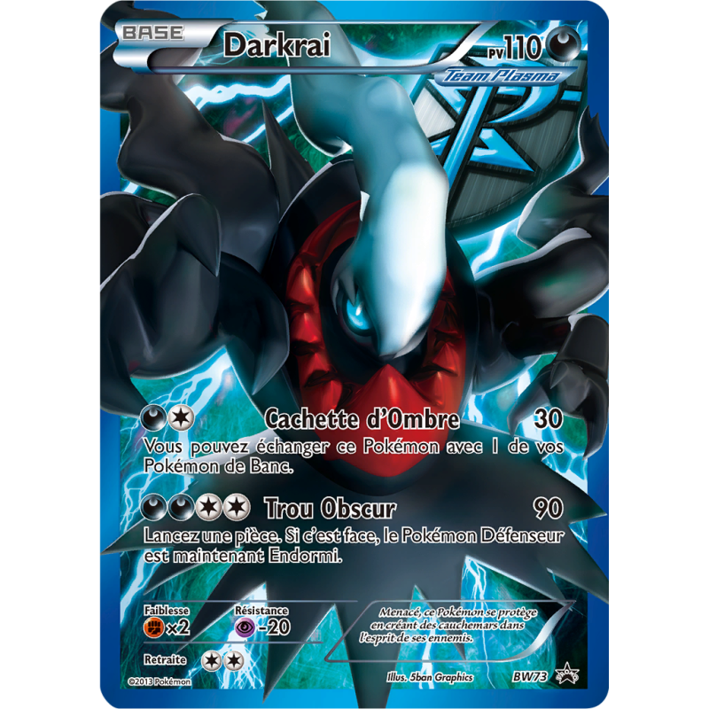 Carte Pokémon Darkrai BW73 Promo BW
