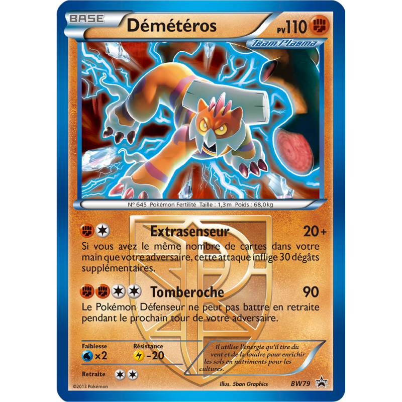 Carte Pokémon Démétéros BW79 Promo BW