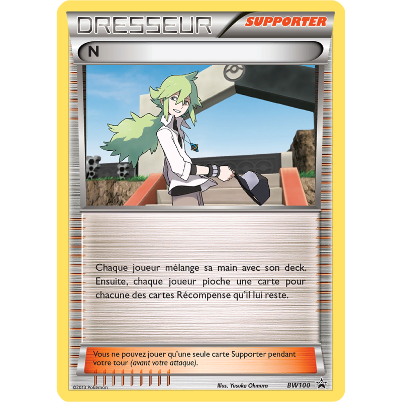 Carte Pokémon N BW100 Promo BW