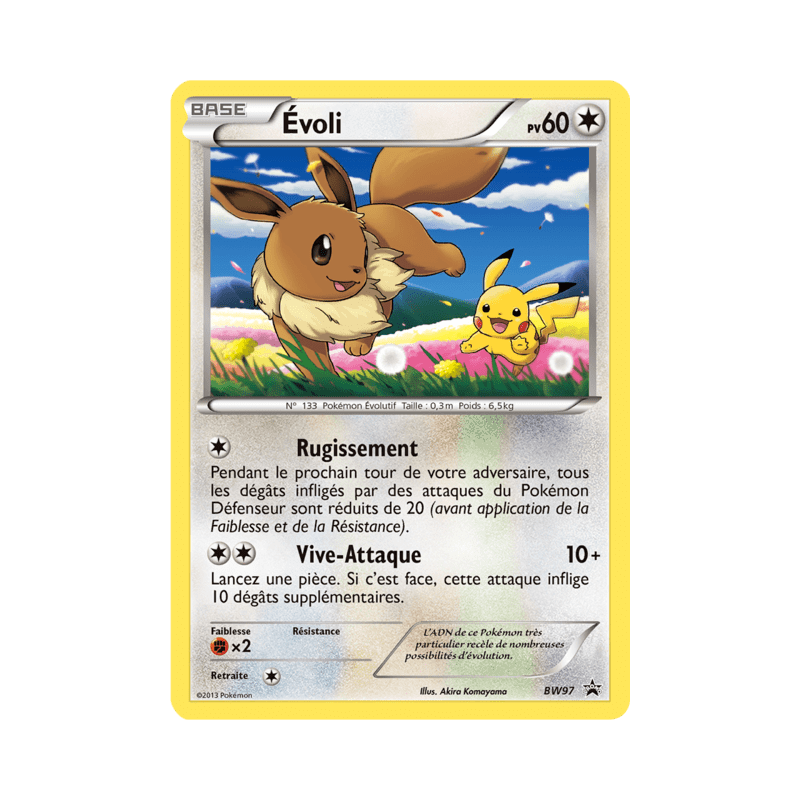 Carte Pokémon Évoli BW97 Promo BW