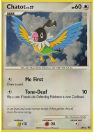 Carte Pokémon Chatot DP14 Promo DP