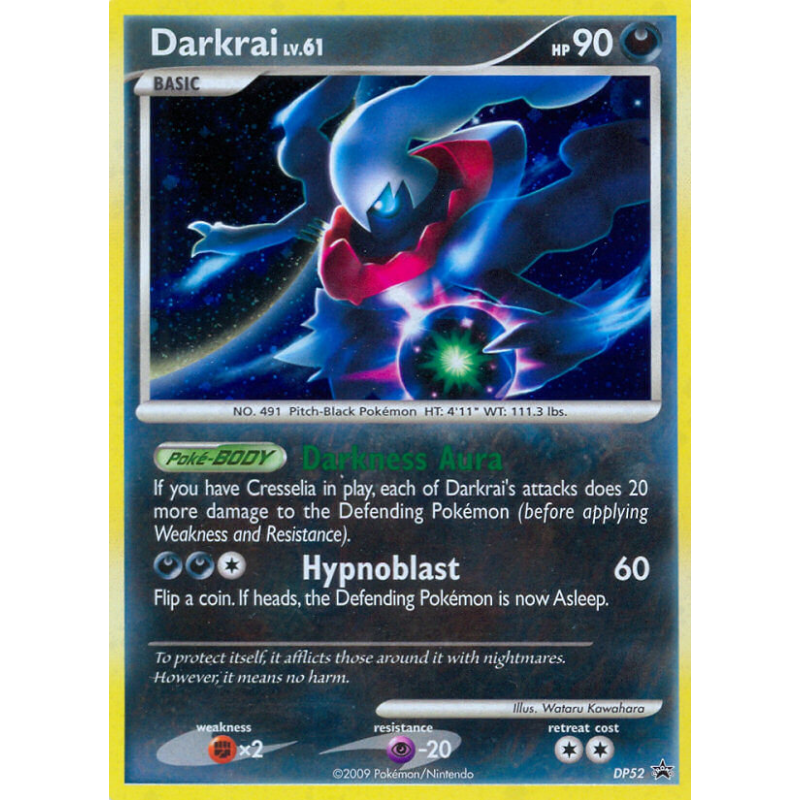 Carte Pokémon Darkrai DP52 Promo DP