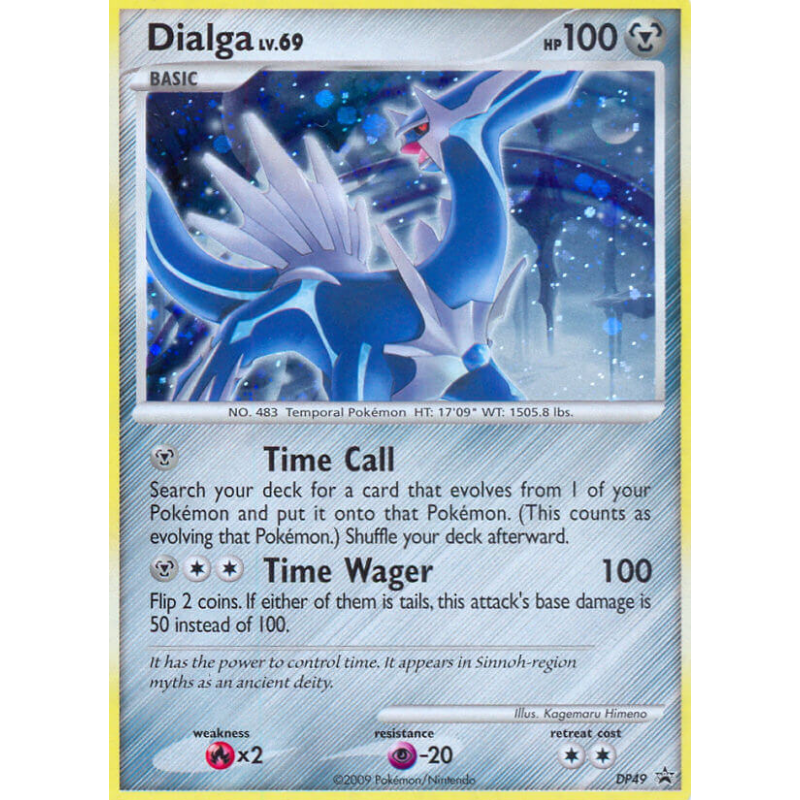 Carte Pokémon Dialga DP49 Promo DP