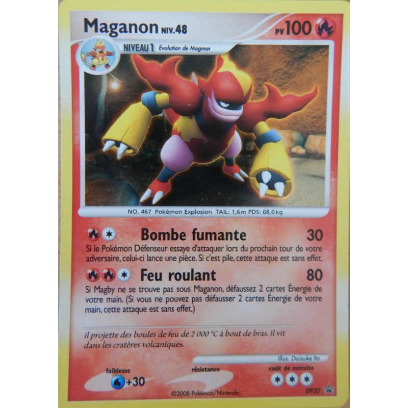 Carte Pokémon Maganon DP20 Promo DP