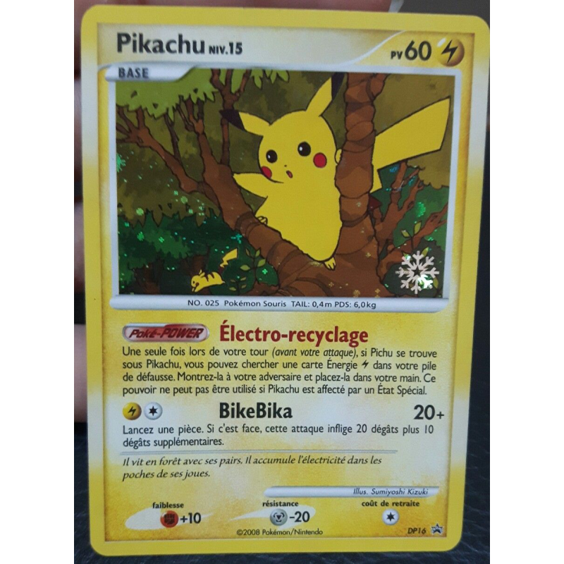 Carte Pokémon Pikachu DP16 Promo DP